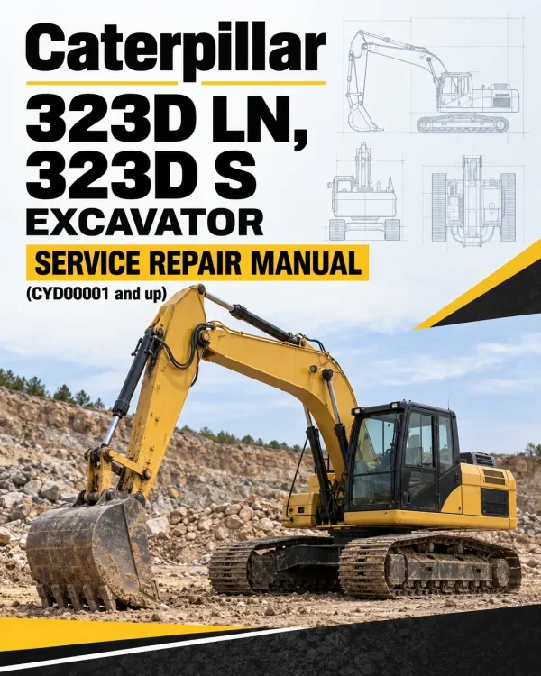 Caterpillar CAT 323D LN, 323D S Excavator Service Repair Manual (CYD00001 and up) Caterpillar CAT 323D LN, 323D S Excavator Service Repair Manual (CYD00001 and up)