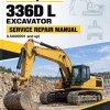 Caterpillar CAT 336D L Excavator Service Repair Manual (L5X00001 and up)