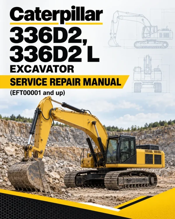 Caterpillar CAT 336D2, 336D2 L Excavator Service Repair Manual (EFT00001 and up)