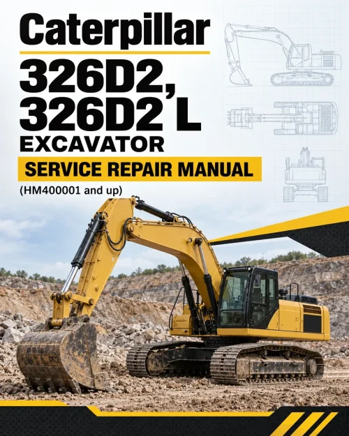 Caterpillar CAT 326D2, 326D2 L Excavator Service Repair Manual (HM400001 and up) Caterpillar CAT 326D2, 326D2 L Excavator Service Repair Manual (HM400001 and up)