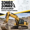 Caterpillar CAT 336D2, 336D2 L Excavator Service Repair Manual (TLY00001 and up)