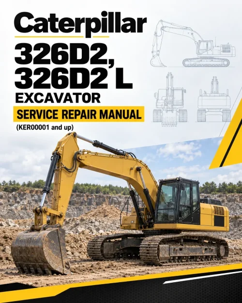 Caterpillar CAT 326D2, 326D2 L Excavator Service Repair Manual (KER00001 and up) Caterpillar CAT 326D2, 326D2 L Excavator Service Repair Manual (KER00001 and up)