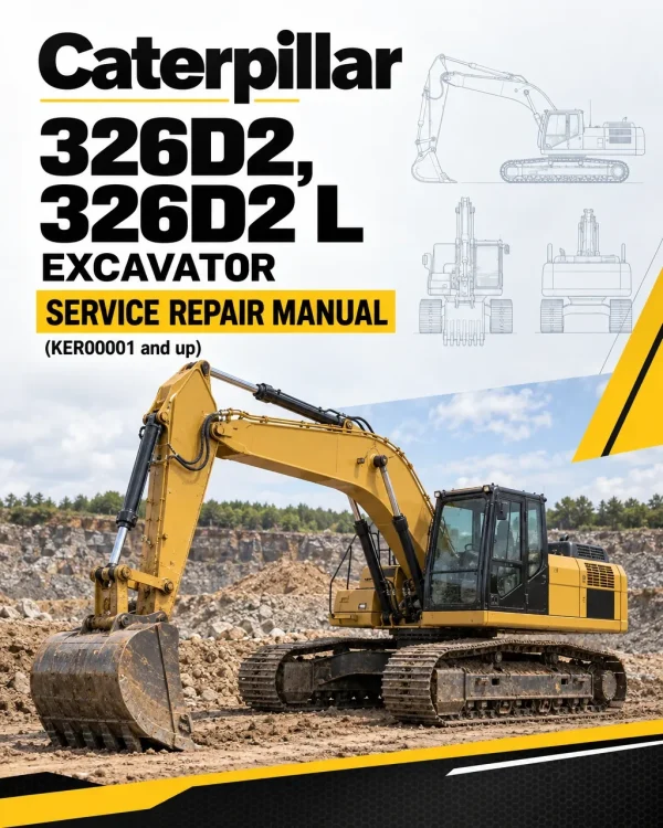 Caterpillar CAT 326D2, 326D2 L Excavator Service Repair Manual (KER00001 and up) Caterpillar CAT 326D2, 326D2 L Excavator Service Repair Manual (KER00001 and up)