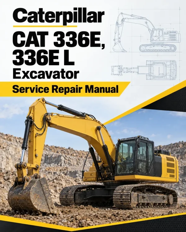 Caterpillar CAT 336E, 336E L Excavator Service Repair Manual (TEG00001 and up)