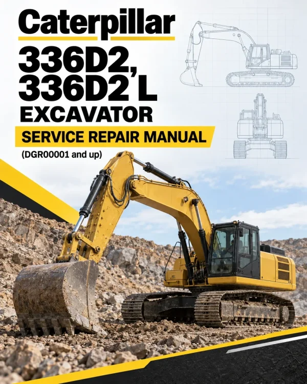 Caterpillar CAT 336D2, 336D2 L Excavator Service Repair Manual (DGR00001 and up) Caterpillar CAT 336D2, 336D2 L Excavator Service Repair Manual (DGR00001 and up)
