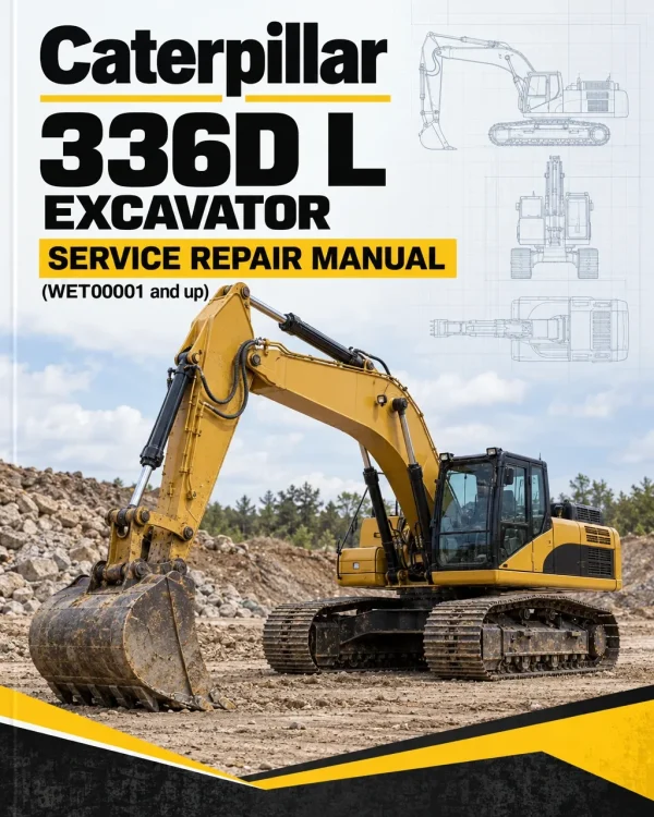 Caterpillar CAT 336D L Excavator Service Repair Manual (WET00001 and up)