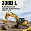 Caterpillar CAT 336D L Excavator Service Repair Manual (LMG00001 and up)