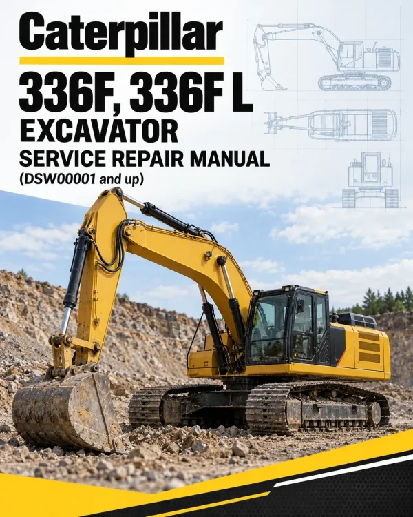 Caterpillar CAT 336F, 336F L Excavator Service Repair Manual (DSW00001 and up)