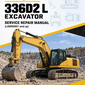 Caterpillar CAT 336D2 L Excavator Service Repair Manual (LAM00001 and up)