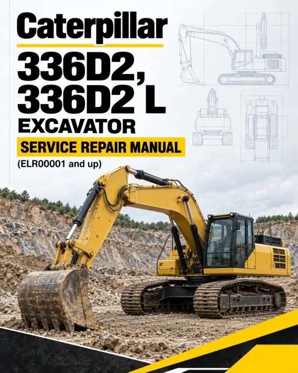 Caterpillar CAT 336D2, 336D2 L Excavator Service Repair Manual (ELR00001 and up)