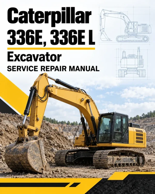 Caterpillar CAT 336E, 336E L Excavator Service Repair Manual (CMR00001 and up)