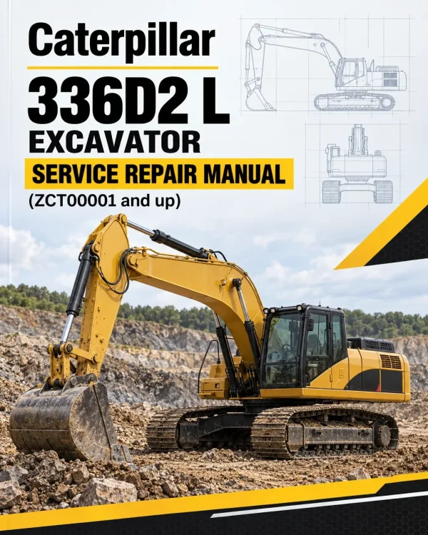 Caterpillar CAT 336D2 L Excavator Service Repair Manual (ZCT00001 and up)