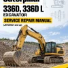 Caterpillar CAT 336D, 336D L Excavator Service Repair Manual (JBT00001 and up)
