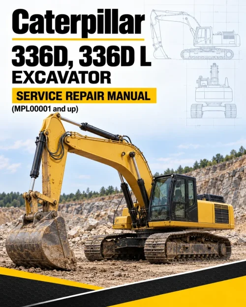 Caterpillar CAT 336D, 336D L Excavator Service Repair Manual (MPL00001 and up) Caterpillar CAT 336D, 336D L Excavator Service Repair Manual (MPL00001 and up)