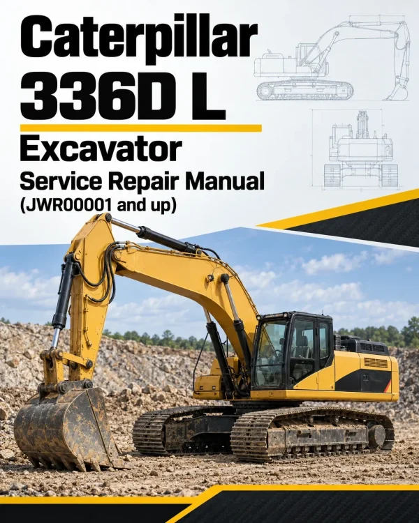 Caterpillar CAT 336D L Excavator Service Repair Manual (JWR00001 and up)