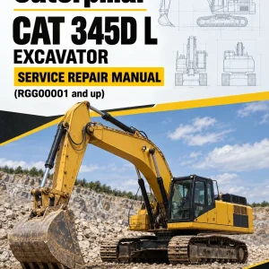 Caterpillar CAT 345D L Excavator Service Repair Manual (RGG00001 and up)