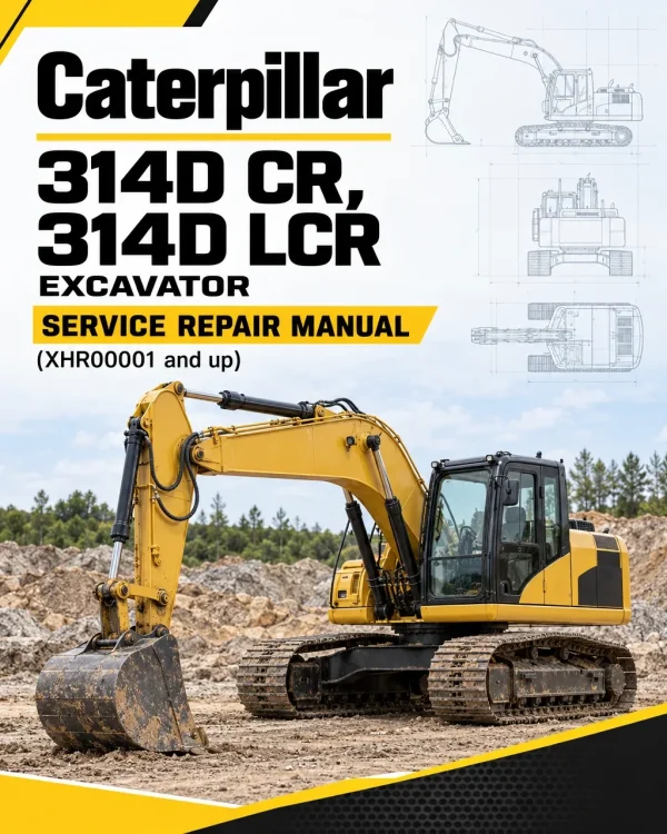 Caterpillar CAT 314D CR, 314D LCR Excavator Service Repair Manual (XHR00001 and up) Caterpillar CAT 314D CR, 314D LCR Excavator Service Repair Manual (XHR00001 and up)