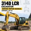 Caterpillar CAT 314D LCR Excavator Service Repair Manual (SBP00001 and up)