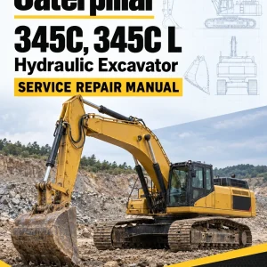 Caterpillar CAT 345C, 345C L Hydraulic Excavator Service Repair Manual (PJW00001 and up) Caterpillar CAT 345C, 345C L Hydraulic Excavator Service Repair Manual (PJW00001 and up)