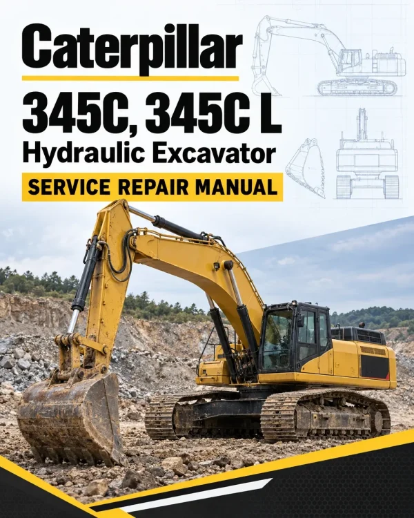Caterpillar CAT 345C, 345C L Hydraulic Excavator Service Repair Manual (PJW00001 and up) Caterpillar CAT 345C, 345C L Hydraulic Excavator Service Repair Manual (PJW00001 and up)