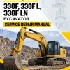 Caterpillar CAT 330F, 330F L, 330F LN Excavator Service Repair Manual (KFA00001 and up)