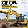 Caterpillar CAT 313F, 313F L Excavator Service Repair Manual (NLG00001 and up)