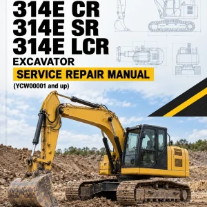 Caterpillar CAT 314E CR, 314E SR, 314E LCR Excavator Service Repair Manual (YCW00001 and up)