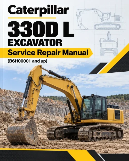 Caterpillar CAT 330D L Excavator Service Repair Manual (B6H00001 and up)