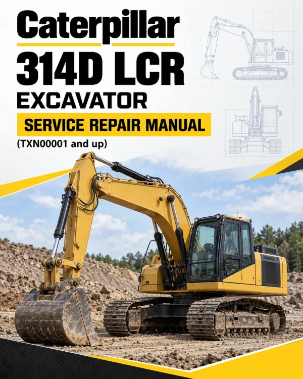Caterpillar CAT 314D LCR Excavator Service Repair Manual (TXN00001 and up) Caterpillar CAT 314D LCR Excavator Service Repair Manual (TXN00001 and up)