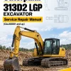 Caterpillar CAT 313D2 LGP Excavator Service Repair Manual (GAJ00001 and up)