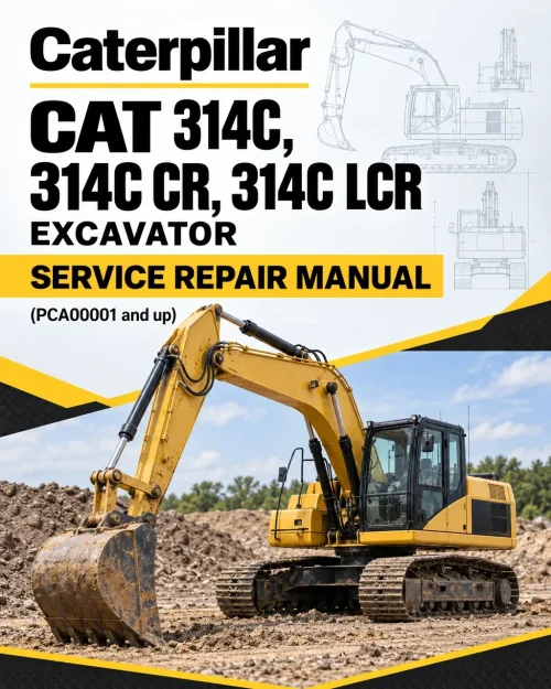 Caterpillar CAT 314C, 314C CR, 314C LCR Excavator Service Repair Manual (PCA00001 and up) Caterpillar CAT 314C, 314C CR, 314C LCR Excavator Service Repair Manual (PCA00001 and up)