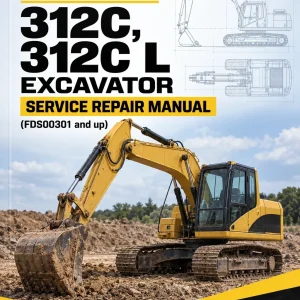Caterpillar CAT 312C, 312C L Excavator Service Repair Manual (FDS00301 and up)