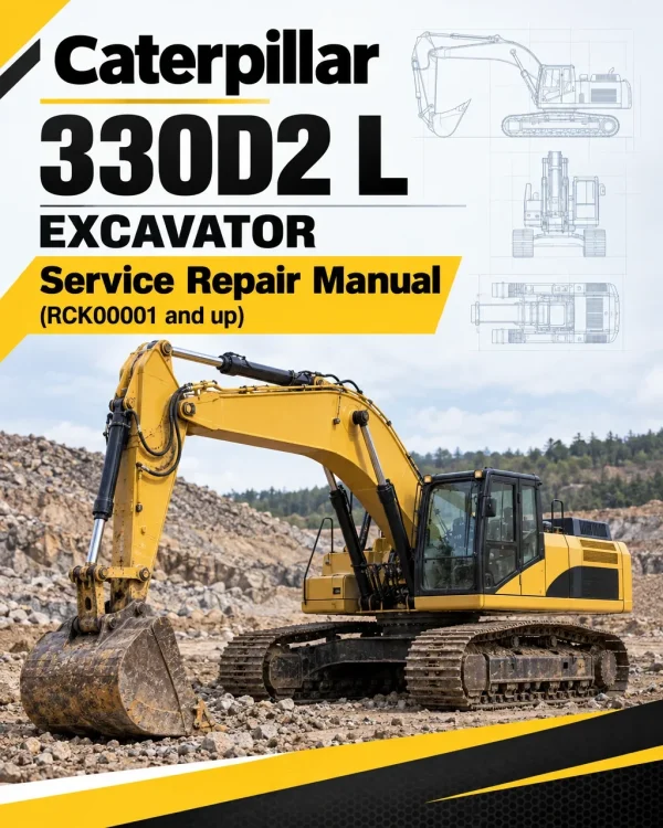 Caterpillar CAT 330D2 L Excavator Service Repair Manual (RCK00001 and up)