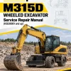 Caterpillar CAT M315D Wheeled Excavator Service Repair Manual (K5E00001 and up) Caterpillar CAT M315D Wheeled Excavator Service Repair Manual (K5E00001 and up)