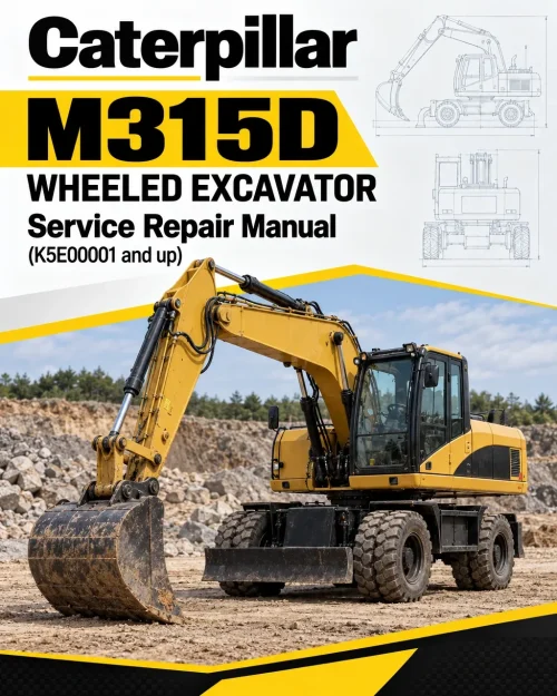 Caterpillar CAT M315D Wheeled Excavator Service Repair Manual (K5E00001 and up) Caterpillar CAT M315D Wheeled Excavator Service Repair Manual (K5E00001 and up)