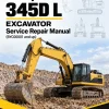 Caterpillar CAT 345D L Excavator Service Repair Manual (BYC00001 and up)