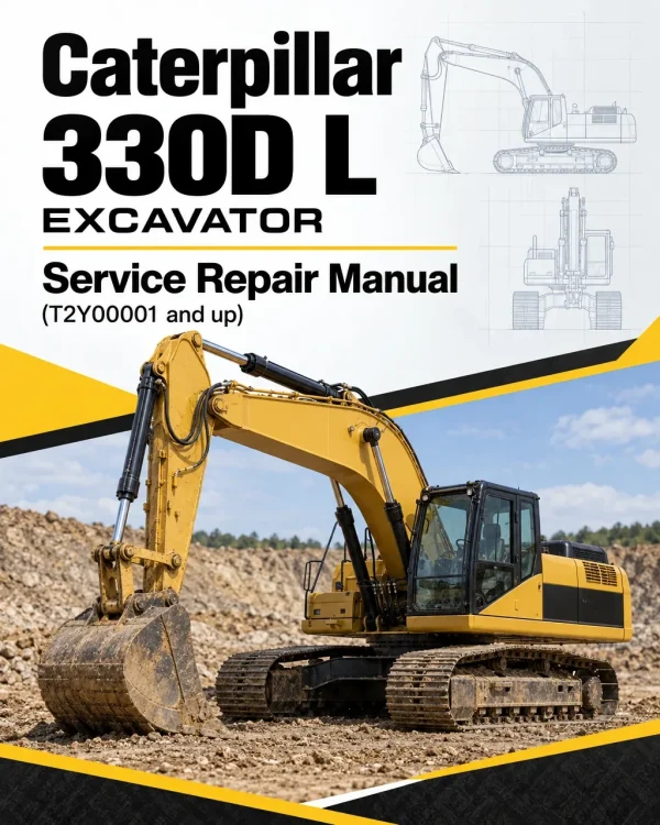 Caterpillar CAT 330D L Excavator Service Repair Manual (T2Y00001 and up)