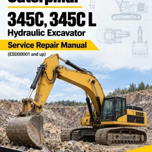 Caterpillar CAT 345C, 345C L Hydraulic Excavator Service Repair Manual (ESD00001 and up) Caterpillar CAT 345C, 345C L Hydraulic Excavator Service Repair Manual (ESD00001 and up)