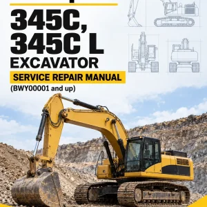 Caterpillar CAT 345C, 345C L Excavator Service Repair Manual (BWY00001 and up) Caterpillar CAT 345C, 345C L Excavator Service Repair Manual (BWY00001 and up)