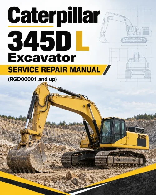 Caterpillar CAT 345D L Excavator Service Repair Manual (RGD00001 and up) Caterpillar CAT 345D L Excavator Service Repair Manual (RGD00001 and up)