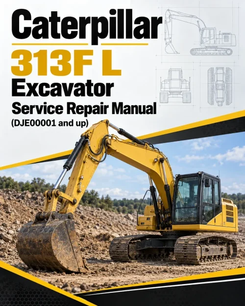 Caterpillar CAT 313F L Excavator Service Repair Manual (DJE00001 and up) Caterpillar CAT 313F L Excavator Service Repair Manual (DJE00001 and up)