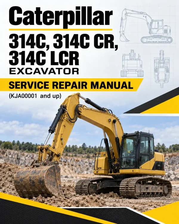 Caterpillar CAT 314C, 314C CR, 314C LCR Excavator Service Repair Manual (KJA00001 and up) Caterpillar CAT 314C, 314C CR, 314C LCR Excavator Service Repair Manual (KJA00001 and up)