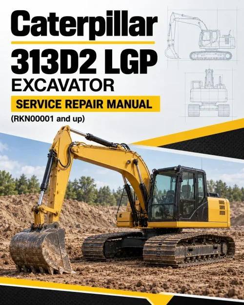 Caterpillar CAT 313D2 LGP Excavator Service Repair Manual (RKN00001 and up) Caterpillar CAT 313D2 LGP Excavator Service Repair Manual (RKN00001 and up)