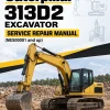 Caterpillar CAT 313D2 Excavator Service Repair Manual (MES00001 and up) Caterpillar CAT 313D2 Excavator Service Repair Manual (MES00001 and up)