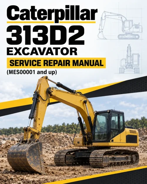 Caterpillar CAT 313D2 Excavator Service Repair Manual (MES00001 and up) Caterpillar CAT 313D2 Excavator Service Repair Manual (MES00001 and up)