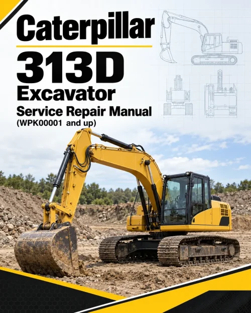 Caterpillar CAT 313D Excavator Service Repair Manual (WPK00001 and up) Caterpillar CAT 313D Excavator Service Repair Manual (WPK00001 and up)