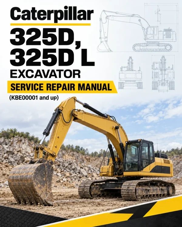 Caterpillar CAT 325D, 325D L Excavator Service Repair Manual (KBE00001 and up) Caterpillar CAT 325D, 325D L Excavator Service Repair Manual (KBE00001 and up)