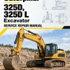 Caterpillar CAT 325D, 325D L Excavator Service Repair Manual (SCR00001 and up)