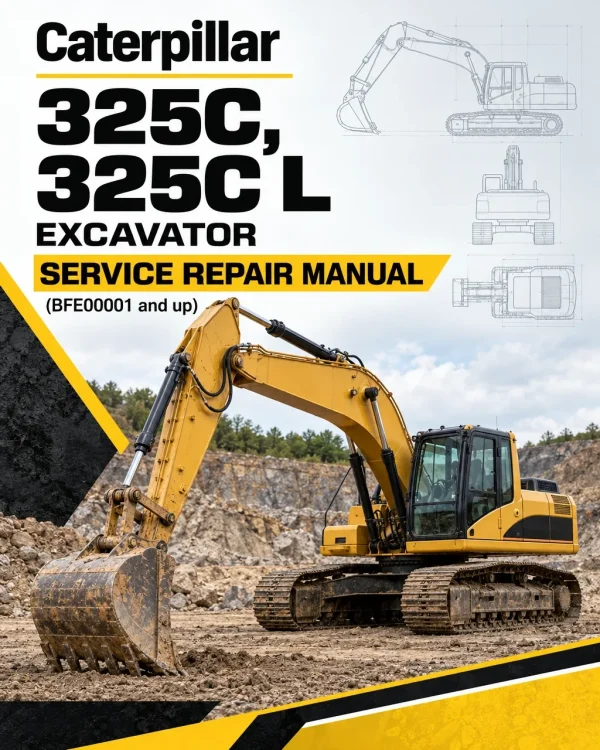 Caterpillar CAT 325C, 325C L Excavator Service Repair Manual (BFE00001 and up)