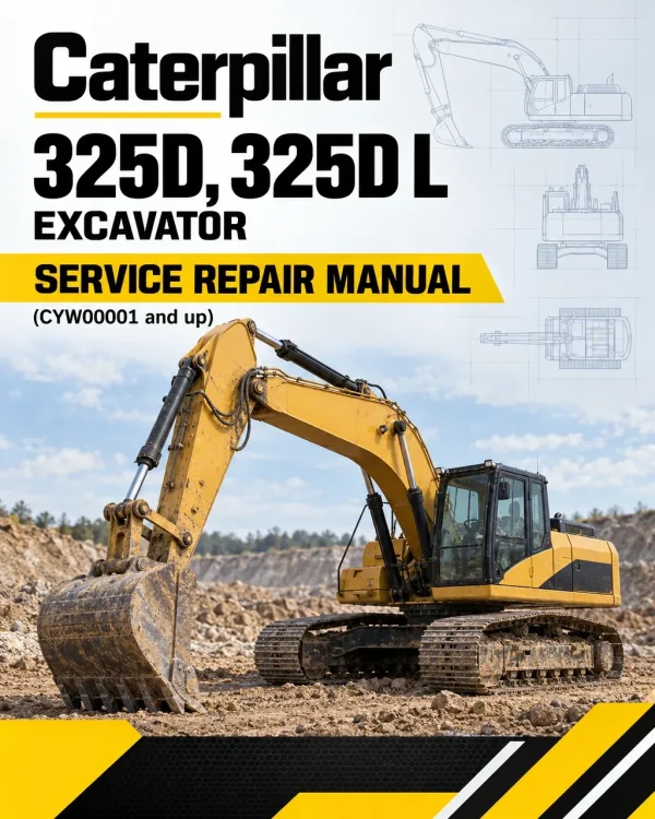Caterpillar CAT 325D, 325D L Excavator Service Repair Manual (CYW00001 and up)